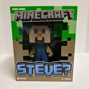 JINX Minecraft Steve Vinyl Action Figure 6 inches